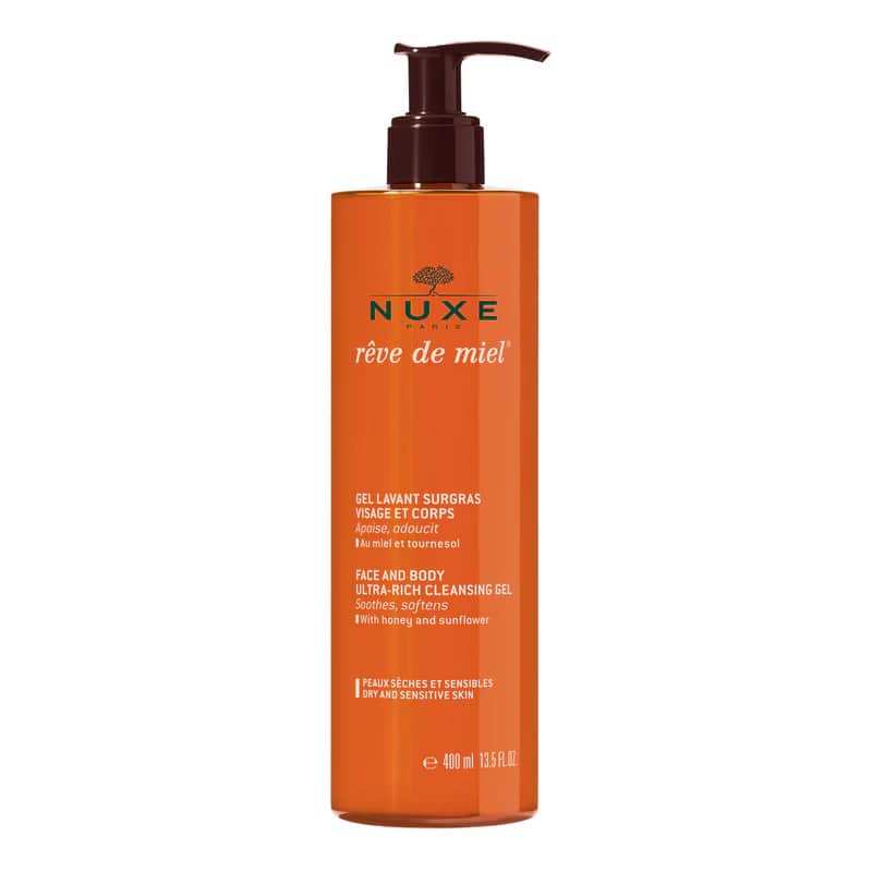 Nuxe Rêve de Miel Gel Limpiador Dermatológico Rostro y Cuerpo 400ml